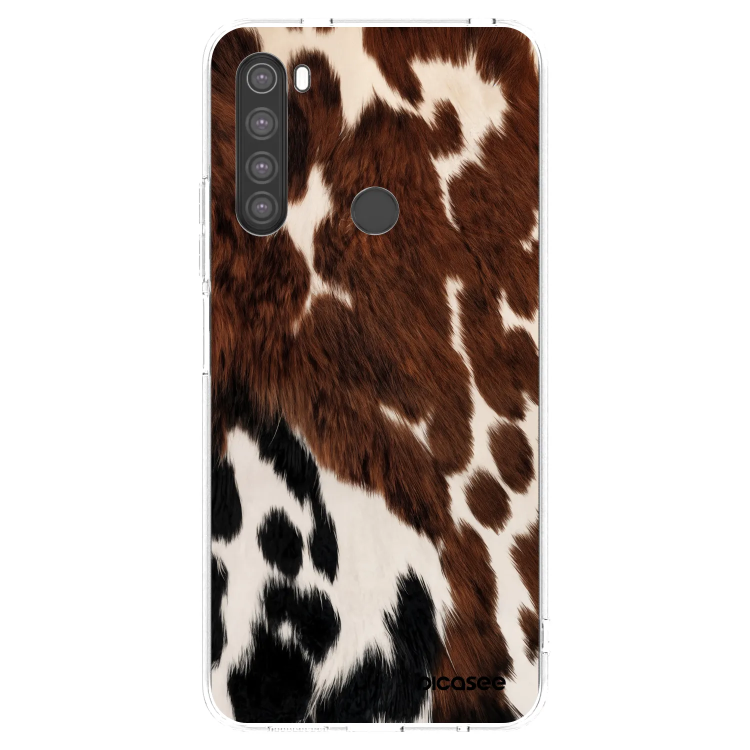 Picasee silikonový průhledný obal pro Xiaomi Redmi Note 8 - Rust