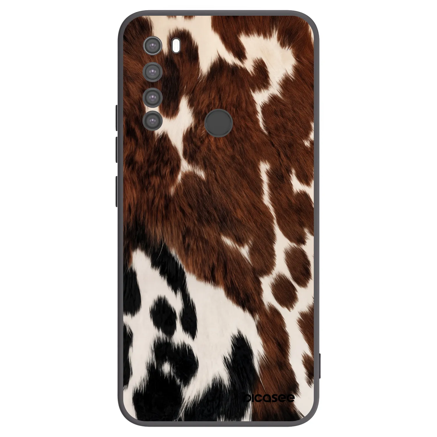 Picasee silikonový černý obal pro Xiaomi Redmi Note 8 - Rust