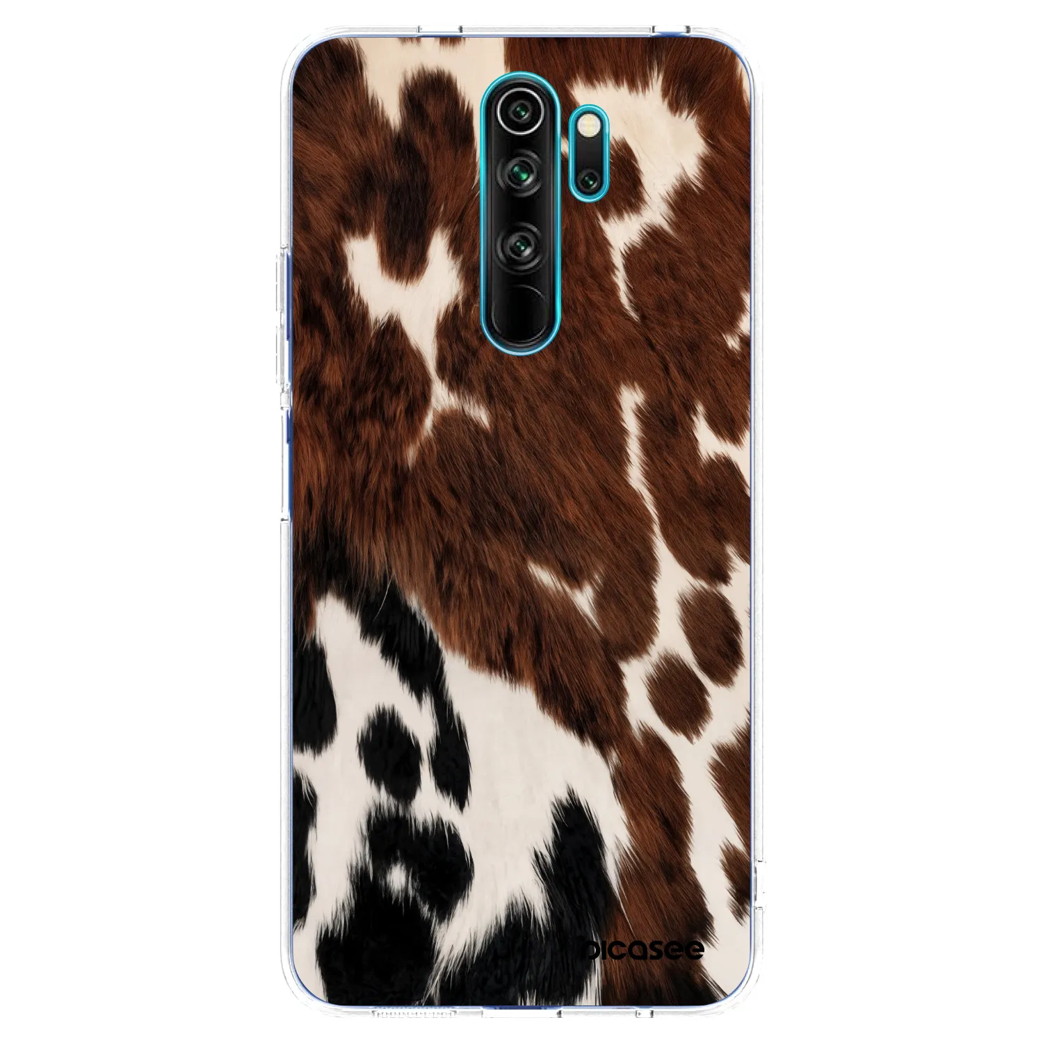 Picasee silikonový průhledný obal pro Xiaomi Redmi Note 8 Pro - Rust