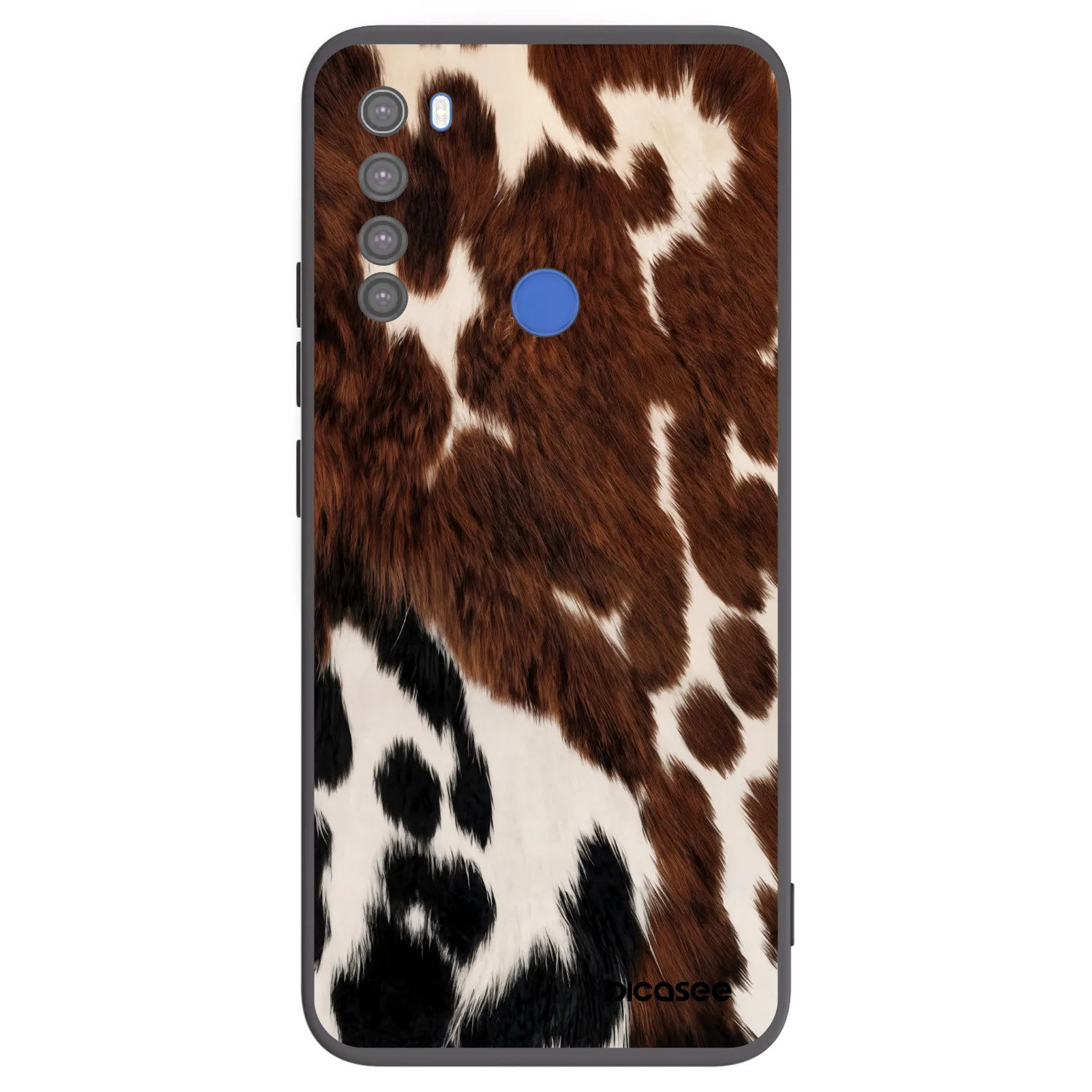 Picasee silikonový černý obal pro Xiaomi Redmi Note 8T - Rust