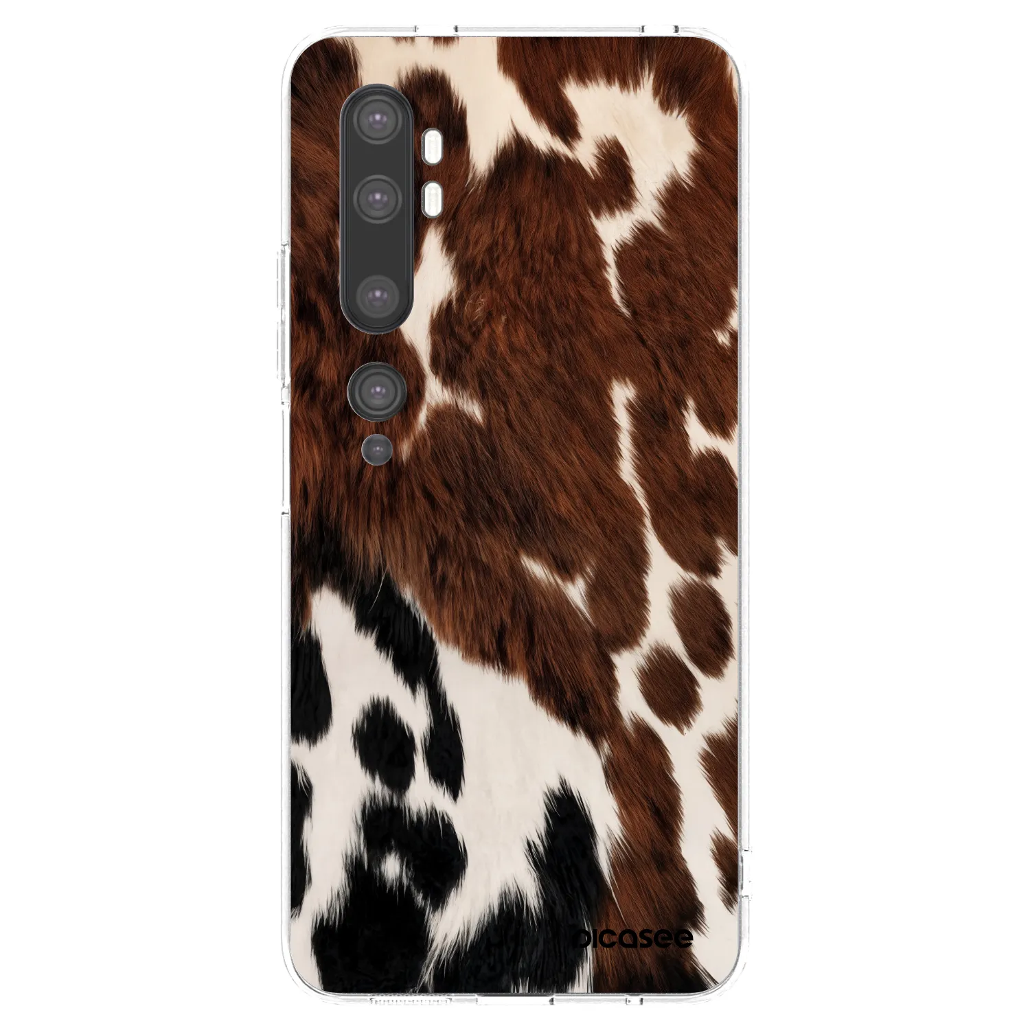 Picasee silikonový průhledný obal pro Xiaomi Mi Note 10 (Pro) - Rust