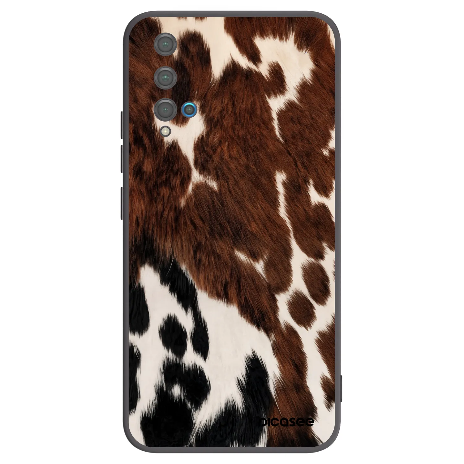 Picasee silikonový černý obal pro Huawei Nova 5T - Rust