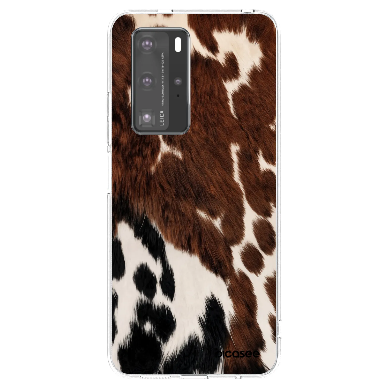 Picasee silikonový průhledný obal pro Huawei P40 Pro - Rust