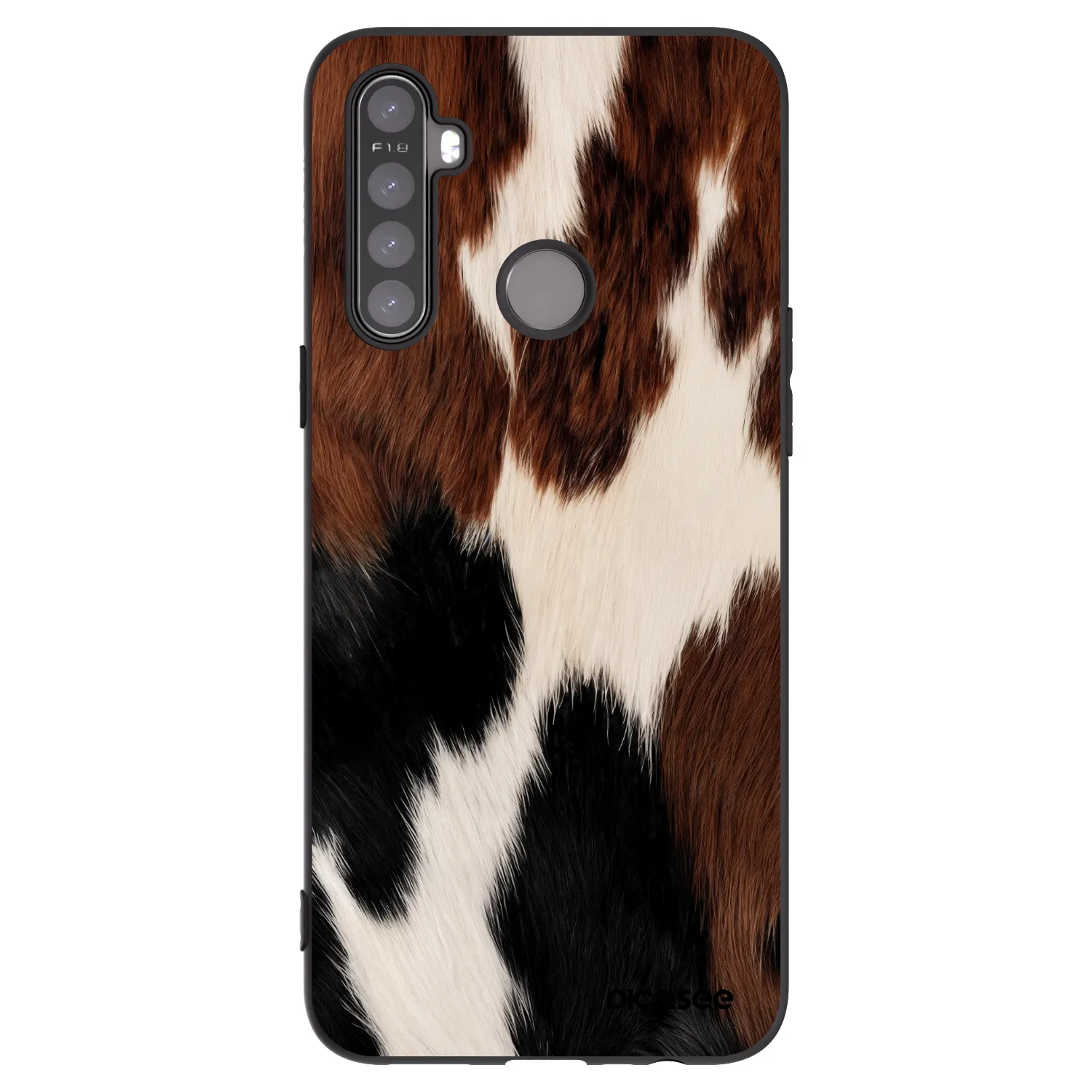 Picasee silikonový černý obal pro Realme 5 - Rodeo