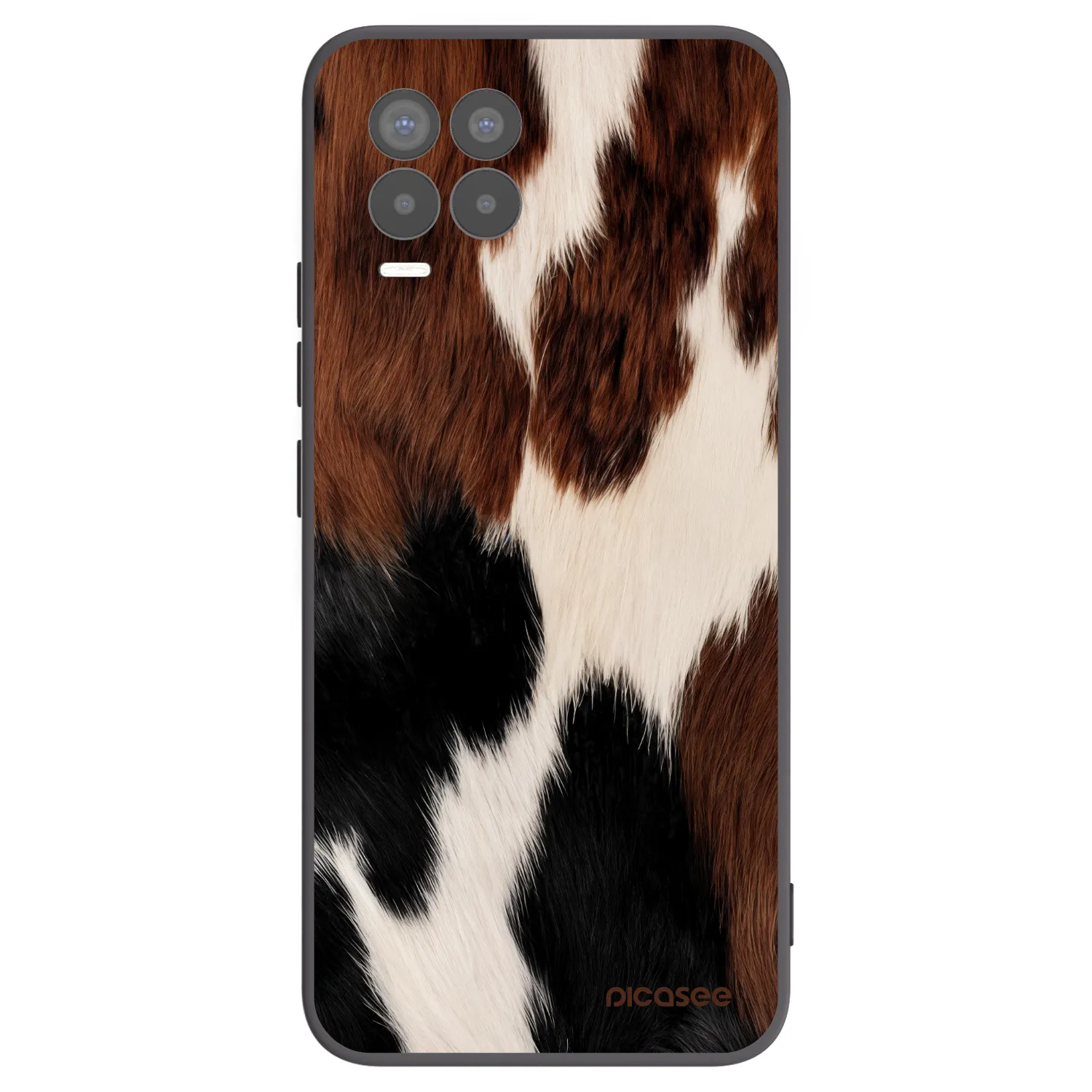 Picasee silikonový černý obal pro Realme 8 4G - Rodeo