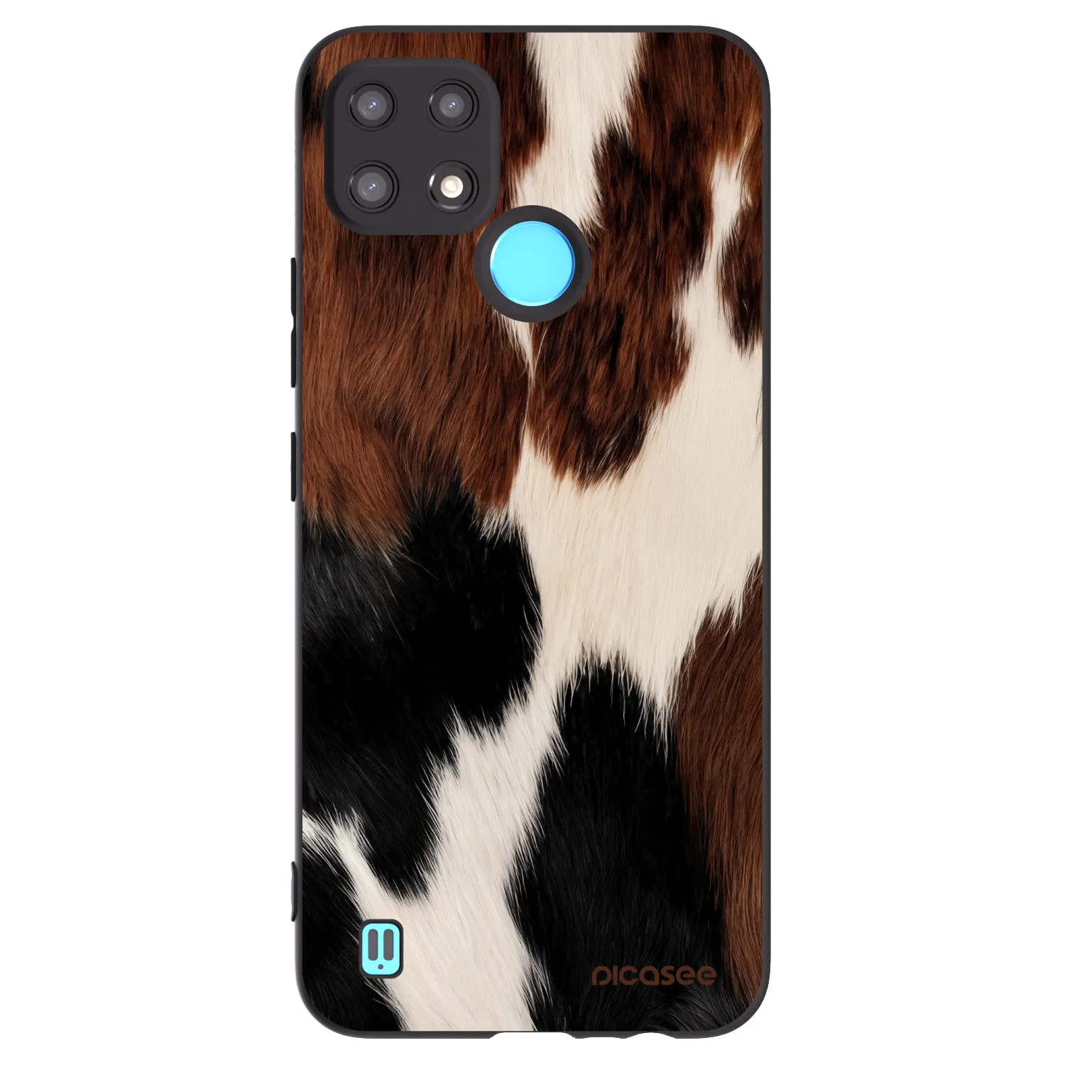 Picasee silikonový černý obal pro Realme C21 - Rodeo