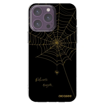 Picasee silikonový průhledný obal pro Apple iPhone 14 Pro Max - Delicate danger