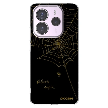 Picasee silikonový průhledný obal pro Xiaomi Redmi Note 14 5G - Delicate danger