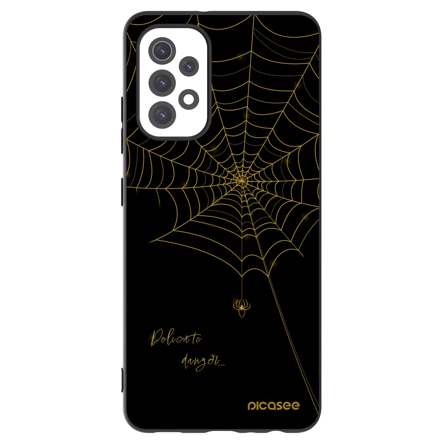 Picasee silikonový černý obal pro Samsung Galaxy A32 5G A326B - Delicate danger