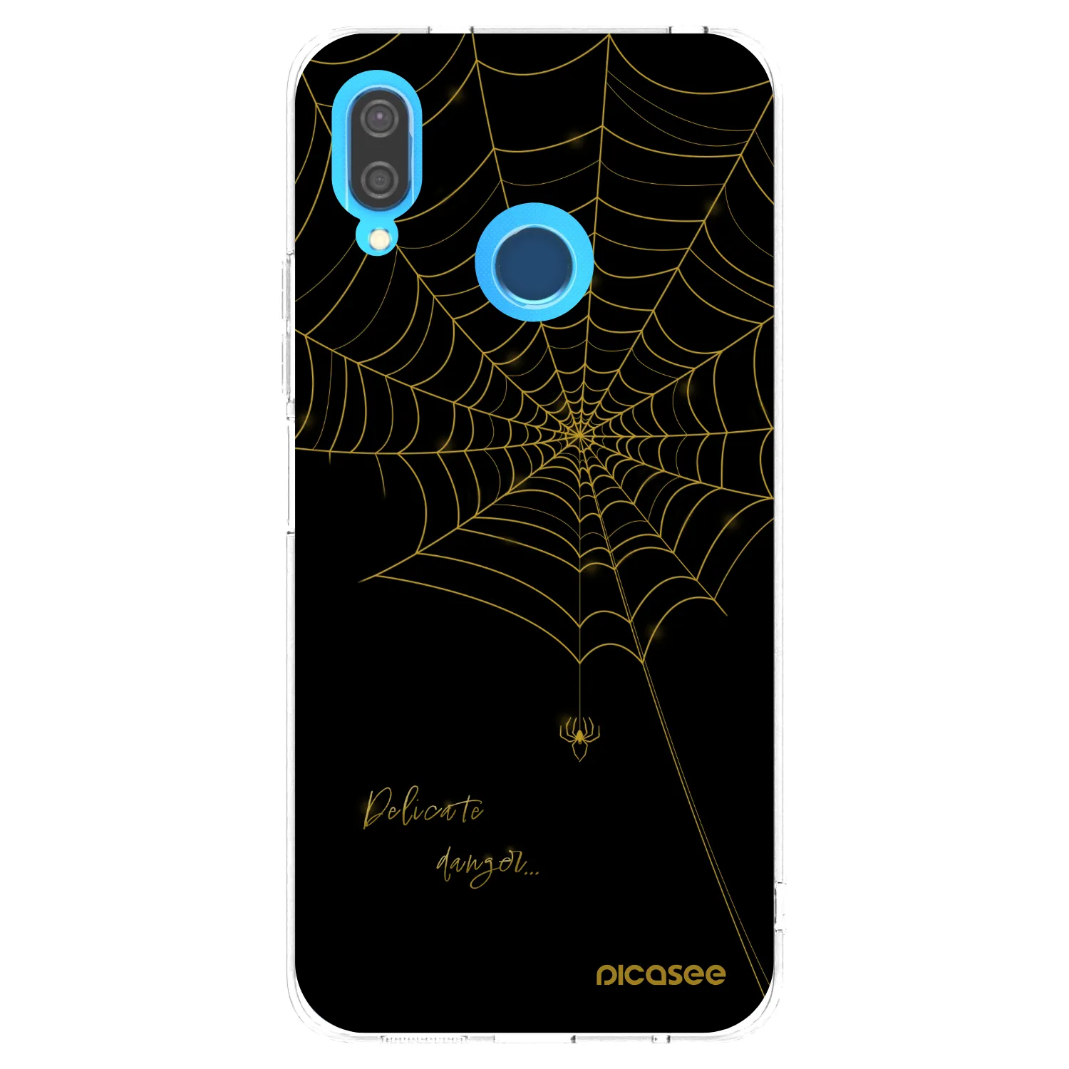 Picasee silikonový průhledný obal pro Huawei P20 Lite - Delicate danger