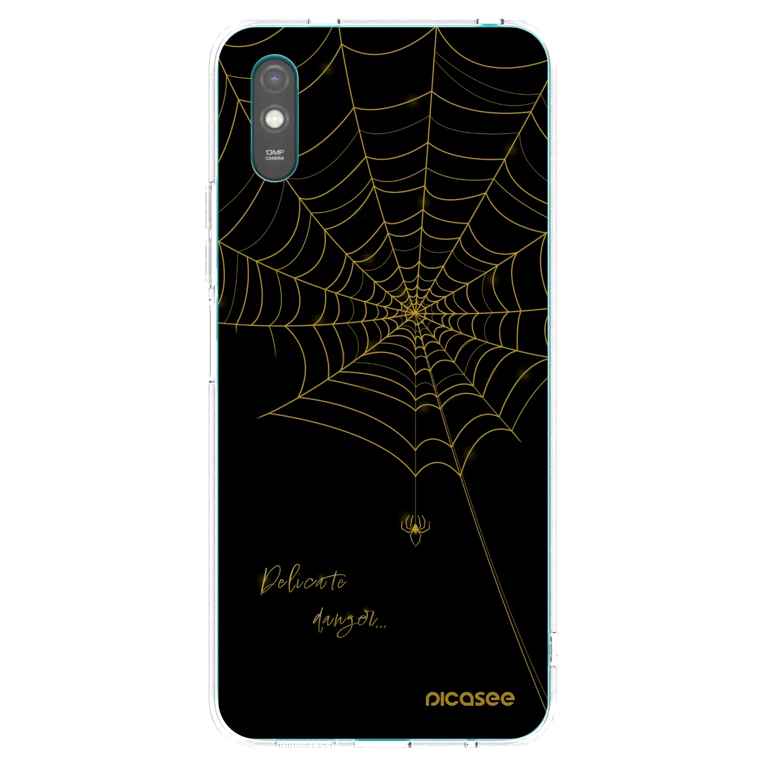 Picasee silikonový průhledný obal pro Xiaomi Redmi 9AT - Delicate danger