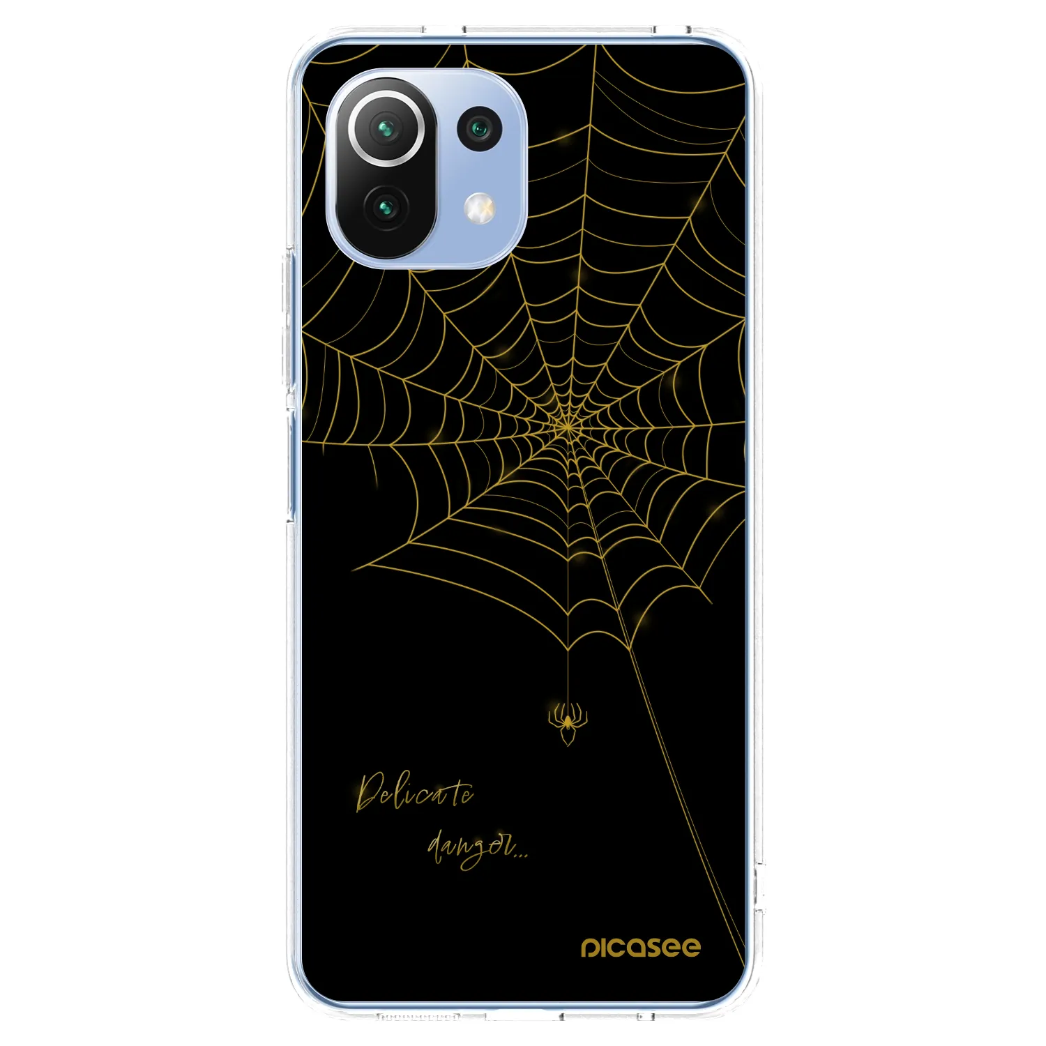 Picasee silikonový průhledný obal pro Xiaomi Mi 11 Lite - Delicate danger