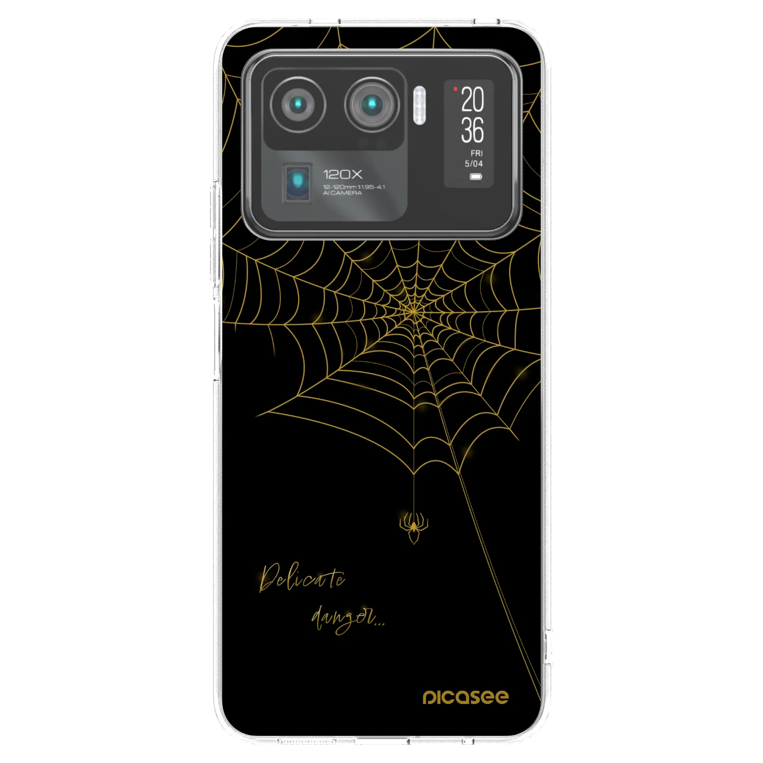Picasee silikonový průhledný obal pro Xiaomi Mi 11 Ultra - Delicate danger