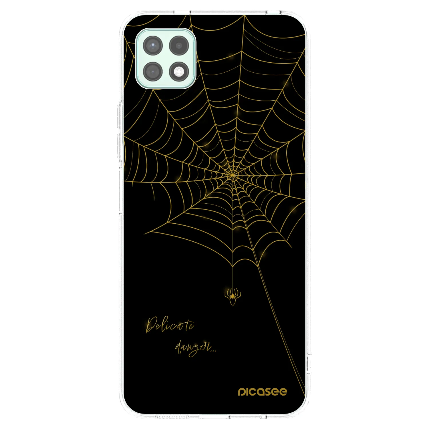 Picasee silikonový průhledný obal pro Samsung Galaxy A22 A226B 5G - Delicate danger