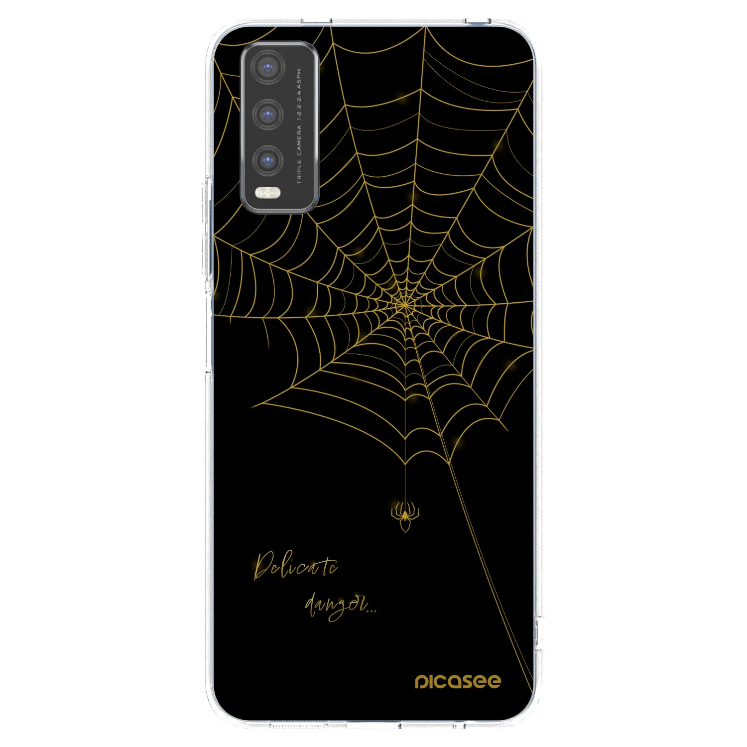 Picasee silikonový průhledný obal pro Vivo Y20s - Delicate danger