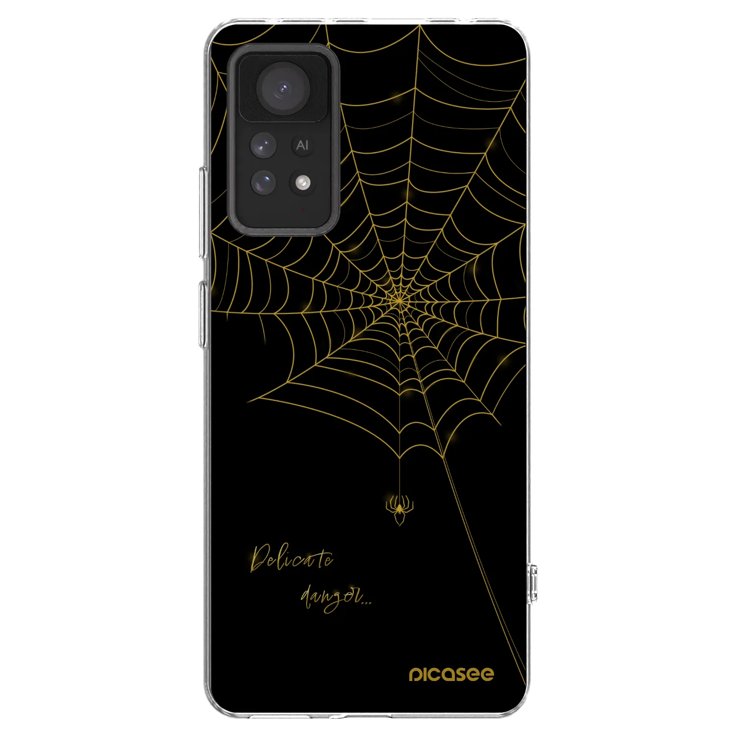 Picasee silikonový průhledný obal pro Xiaomi Redmi Note 11 Pro 5G - Delicate danger