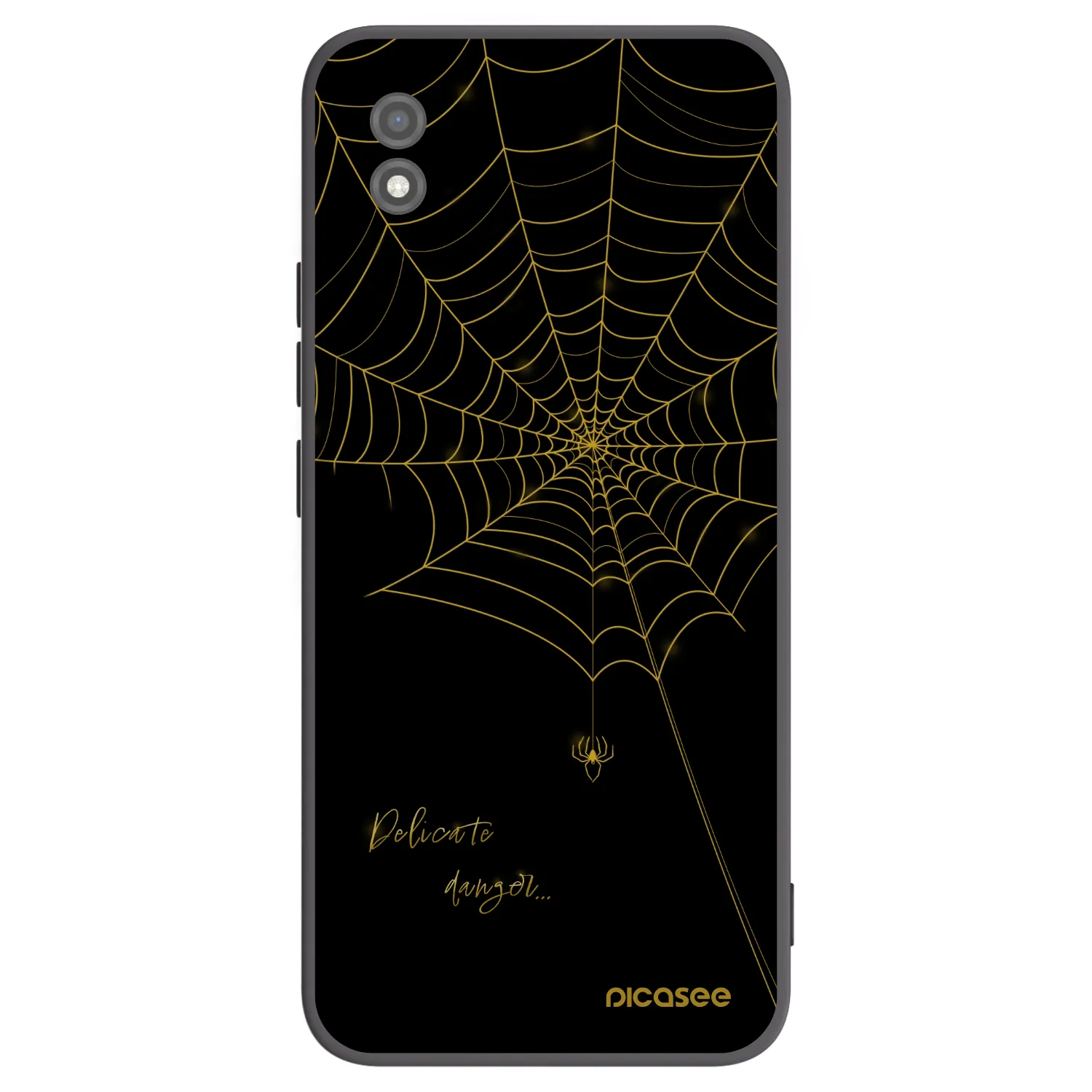 Picasee silikonový černý obal pro Realme C11 (2021) - Delicate danger