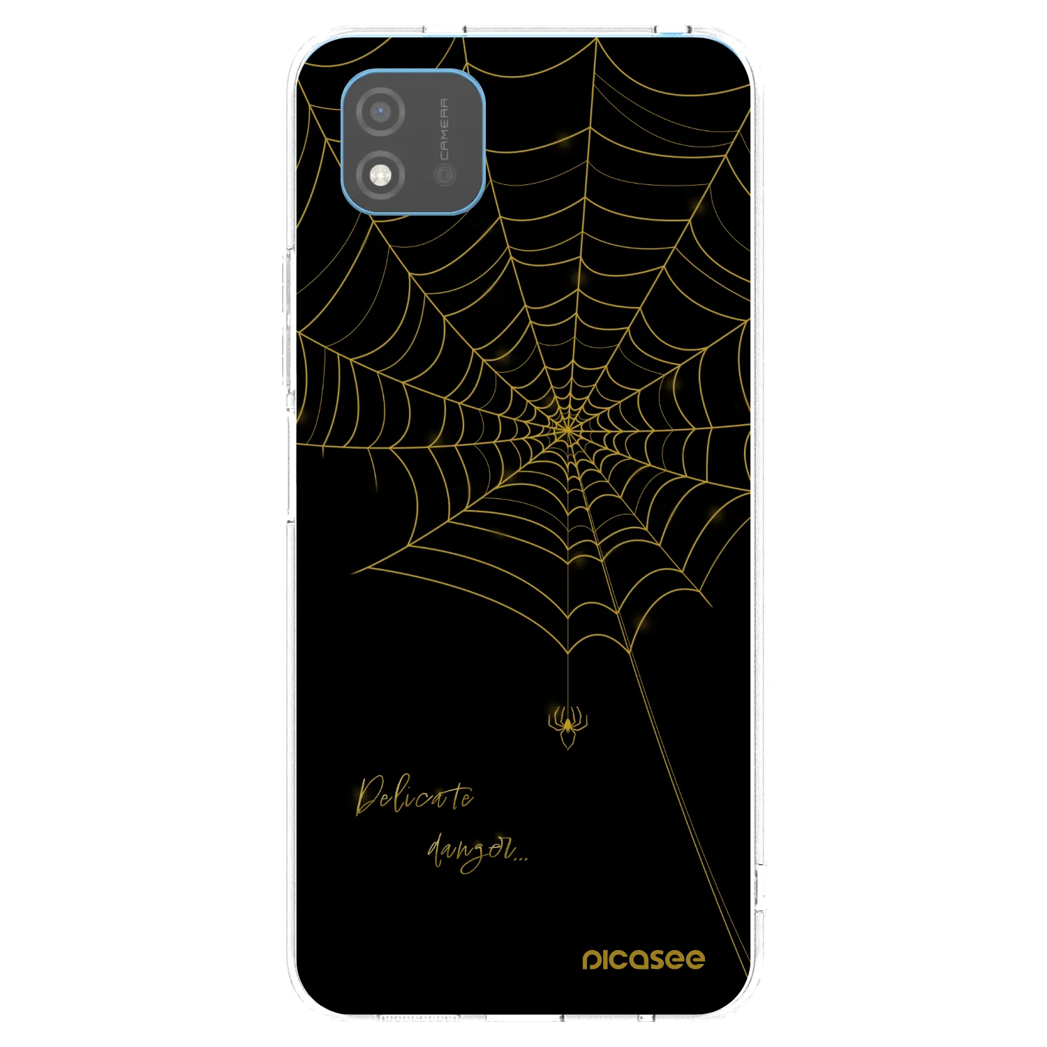 Picasee silikonový průhledný obal pro Realme C11 (2021) - Delicate danger