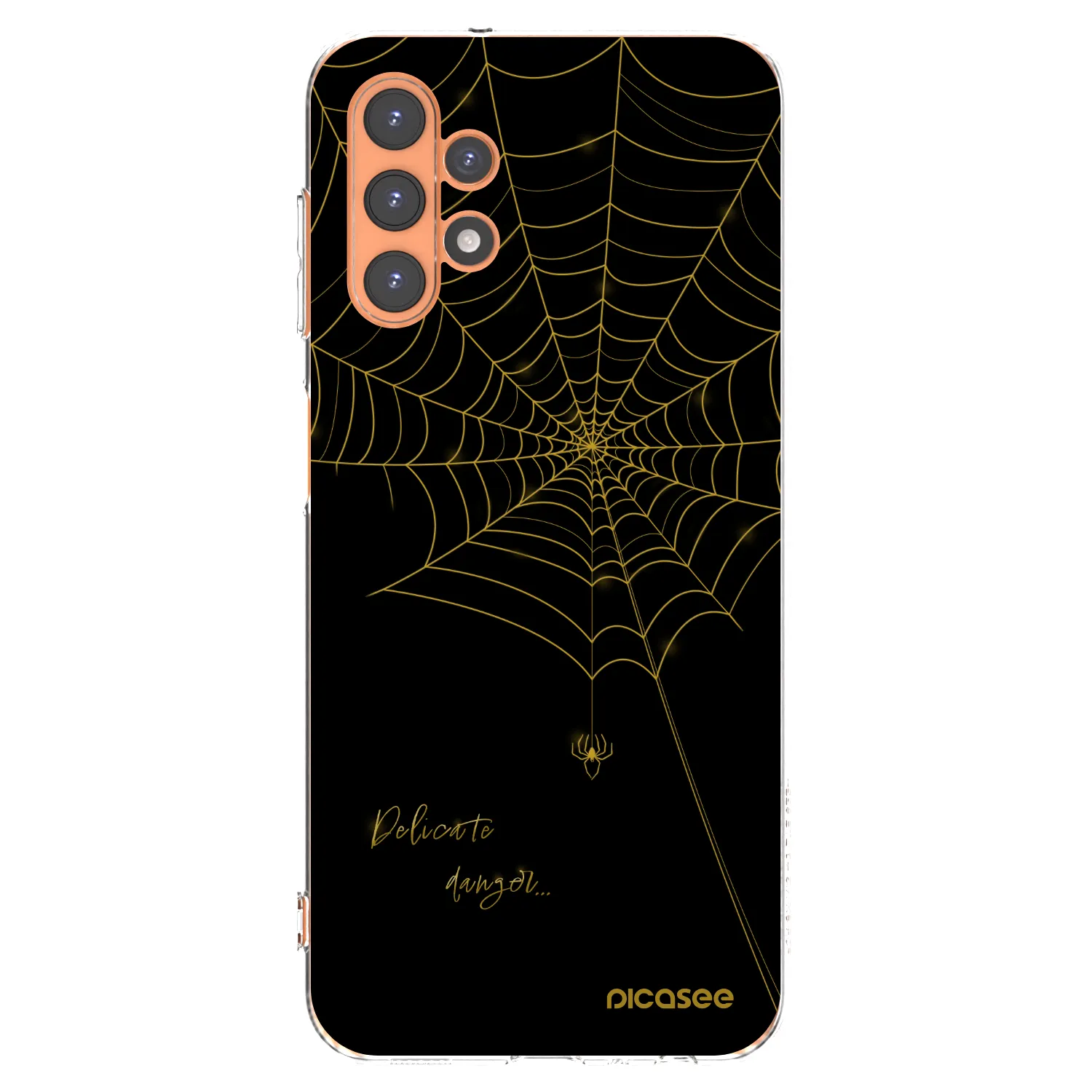 Picasee silikonový průhledný obal pro Samsung Galaxy A13 4G A135 - Delicate danger