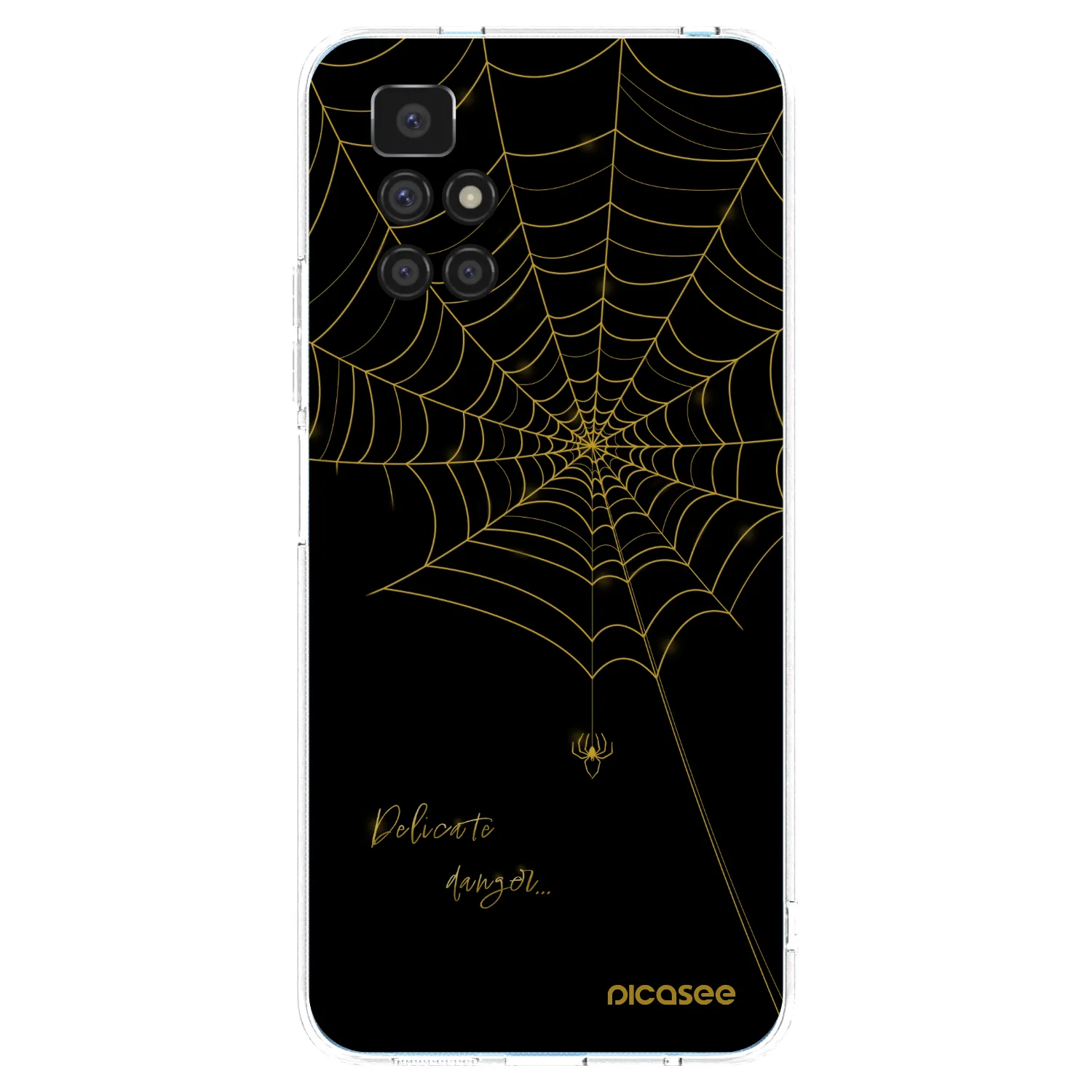 Picasee silikonový průhledný obal pro Xiaomi Redmi 10 (2022) - Delicate danger