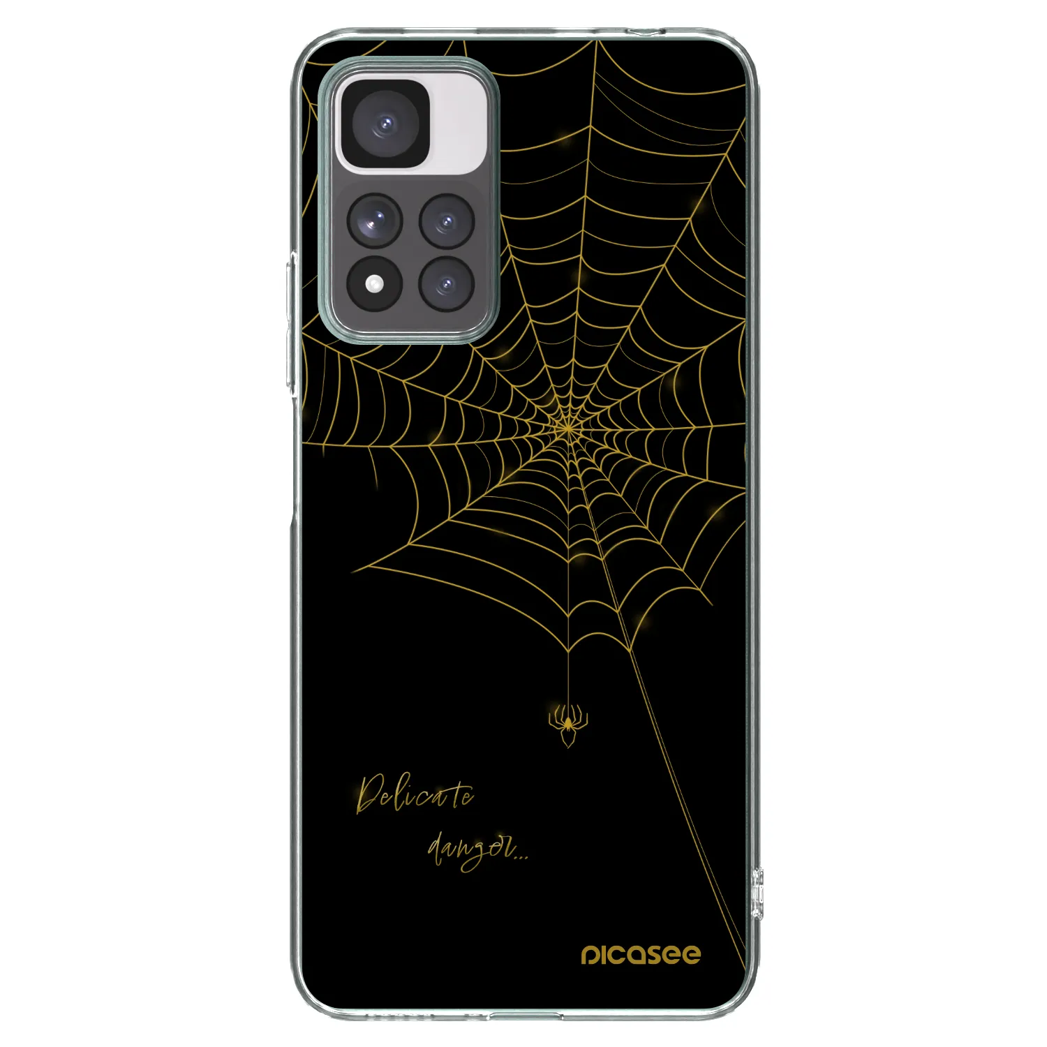 Picasee silikonový průhledný obal pro Xiaomi Redmi Note 11 Pro+ 5G - Delicate danger