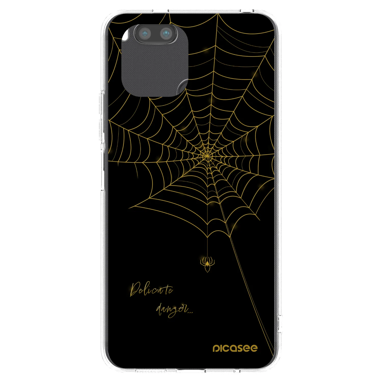 Picasee silikonový průhledný obal pro Xiaomi Redmi A1 - Delicate danger