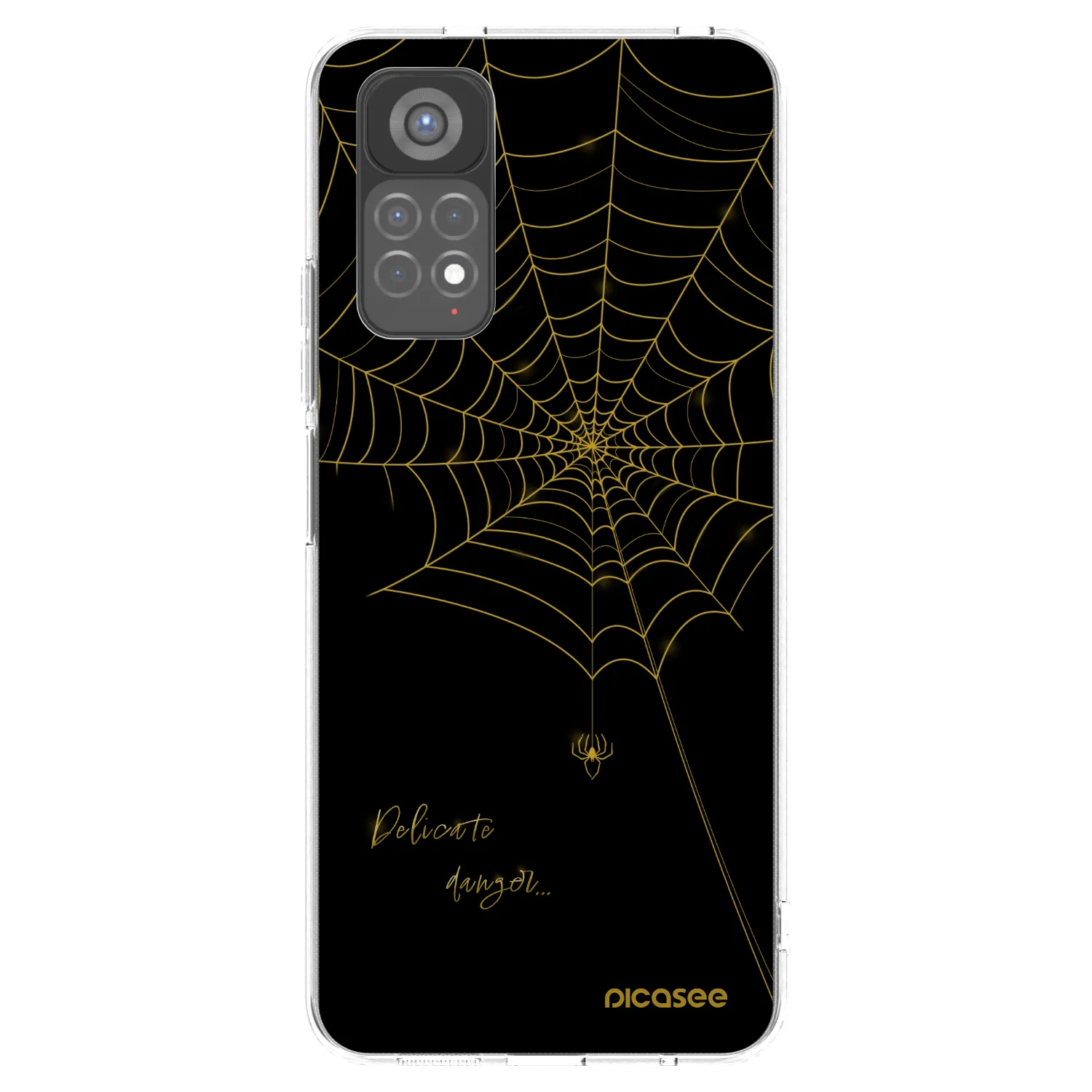 Picasee silikonový průhledný obal pro Xiaomi Redmi Note 11S 5G - Delicate danger