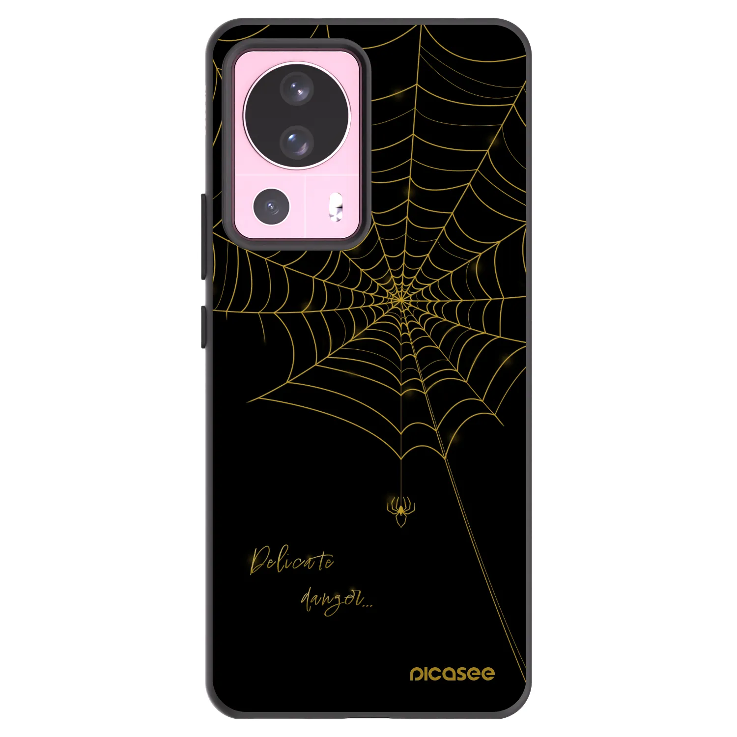 Picasee silikonový černý obal pro Xiaomi 13 Lite - Delicate danger