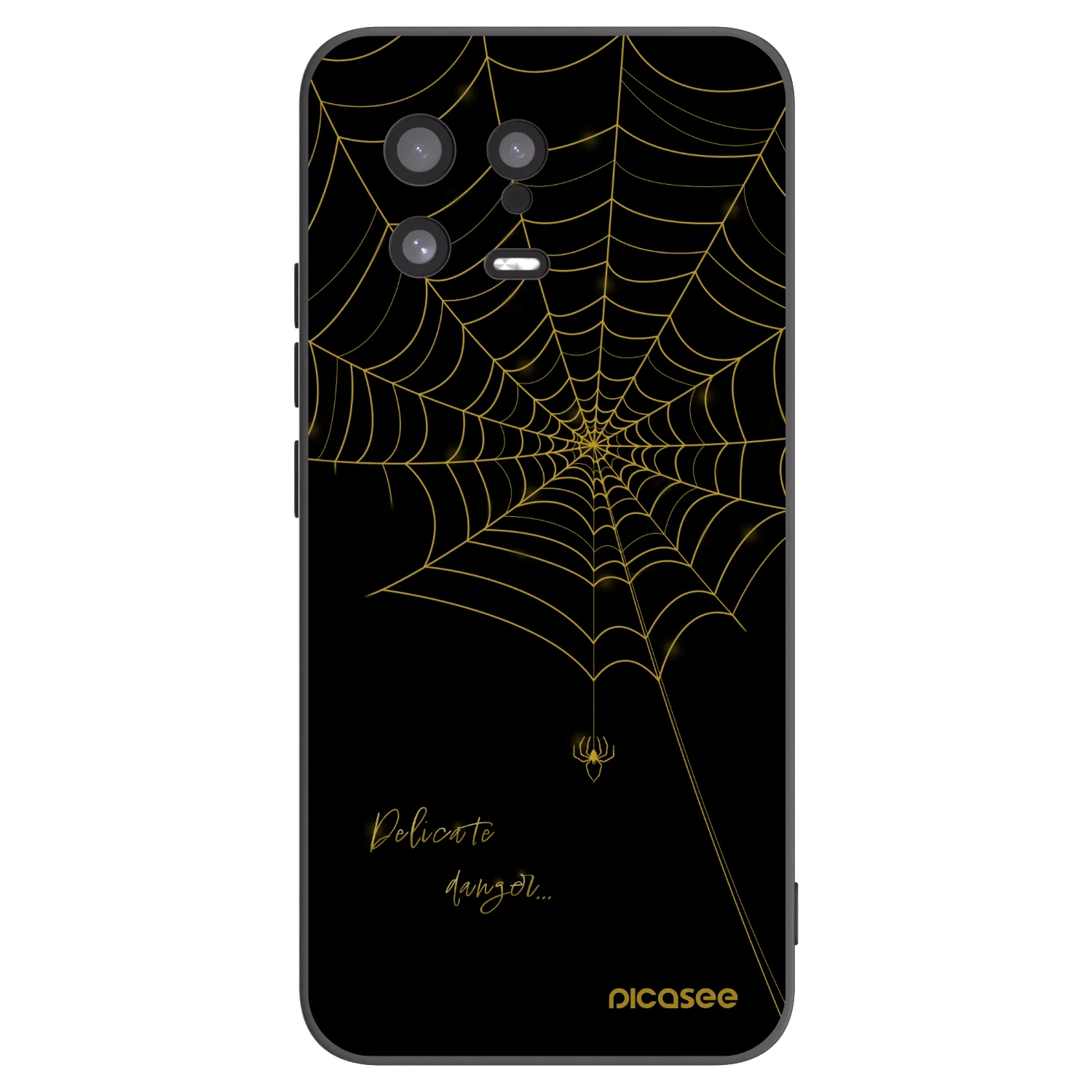 Picasee silikonový černý obal pro Xiaomi 13 - Delicate danger