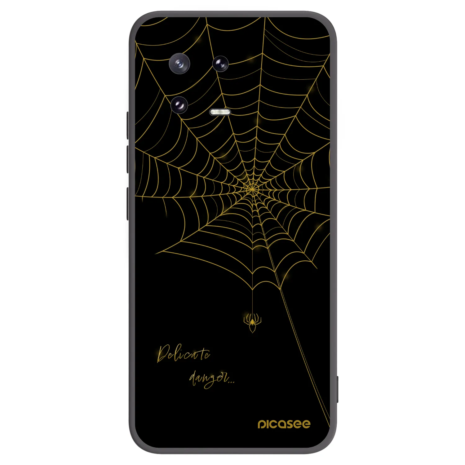 Picasee silikonový černý obal pro Xiaomi 13 Pro - Delicate danger