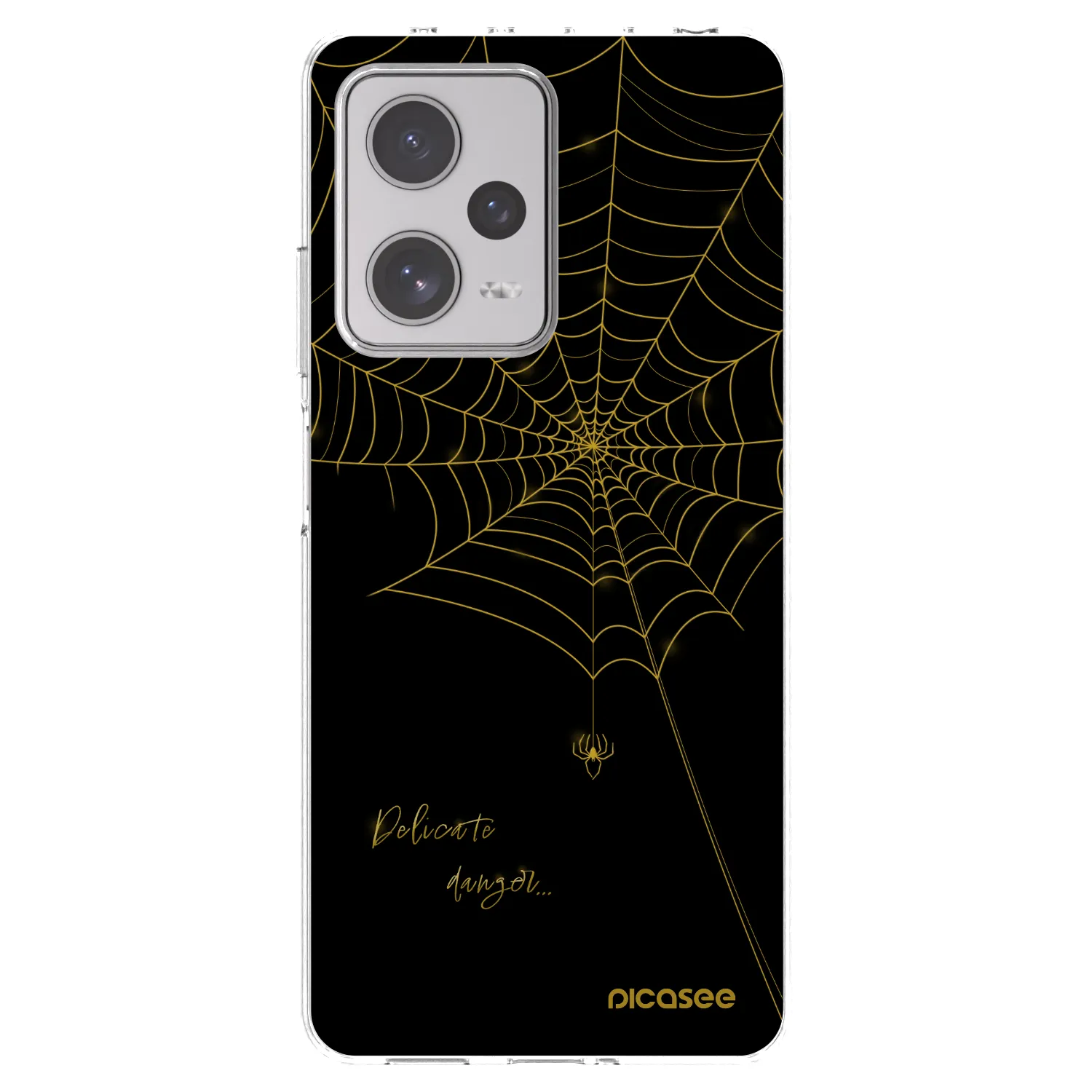 Picasee silikonový průhledný obal pro Xiaomi Redmi Note 12 Pro+ 5G - Delicate danger