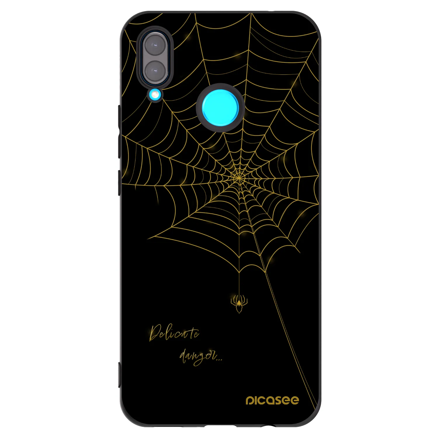 Picasee silikonový černý obal pro Huawei Nova 3i - Delicate danger
