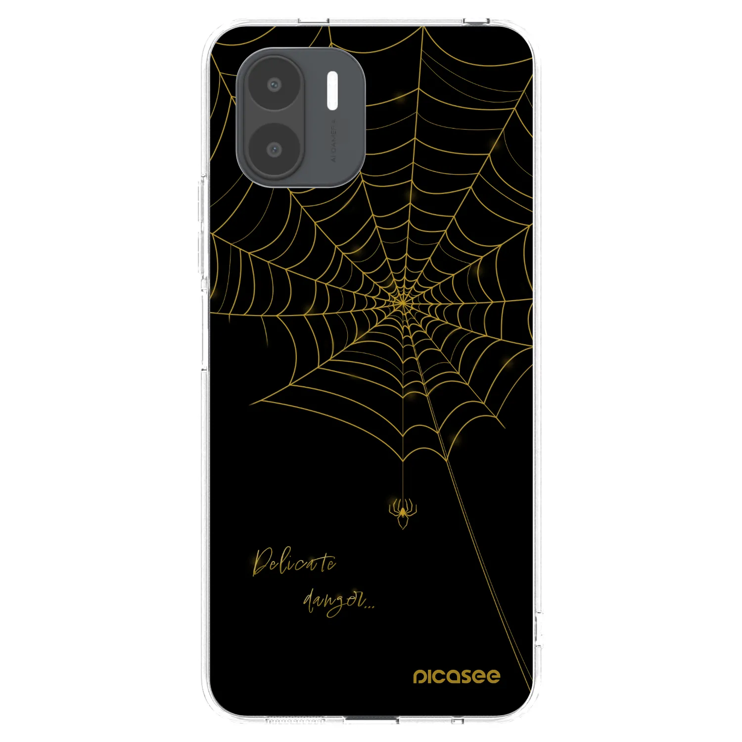 Picasee silikonový průhledný obal pro Xiaomi Redmi A2 - Delicate danger