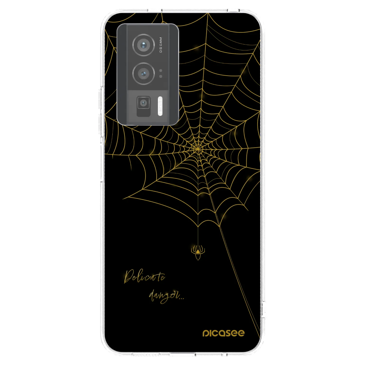 Picasee silikonový průhledný obal pro Xiaomi Poco F5 Pro 5G - Delicate danger