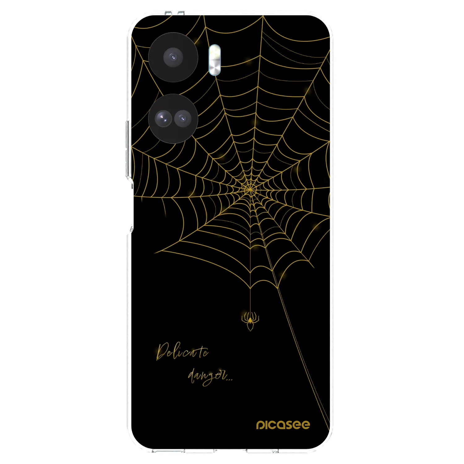 Picasee silikonový průhledný obal pro Honor 90 Lite 5G - Delicate danger