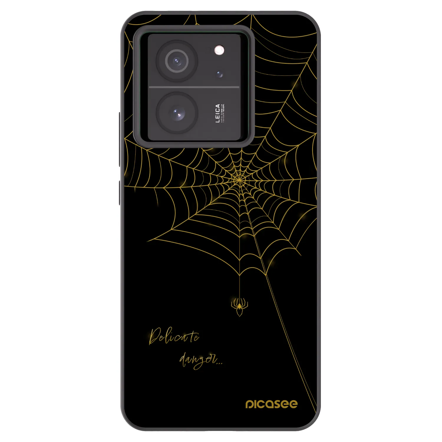 Picasee silikonový černý obal pro Xiaomi 13T Pro - Delicate danger