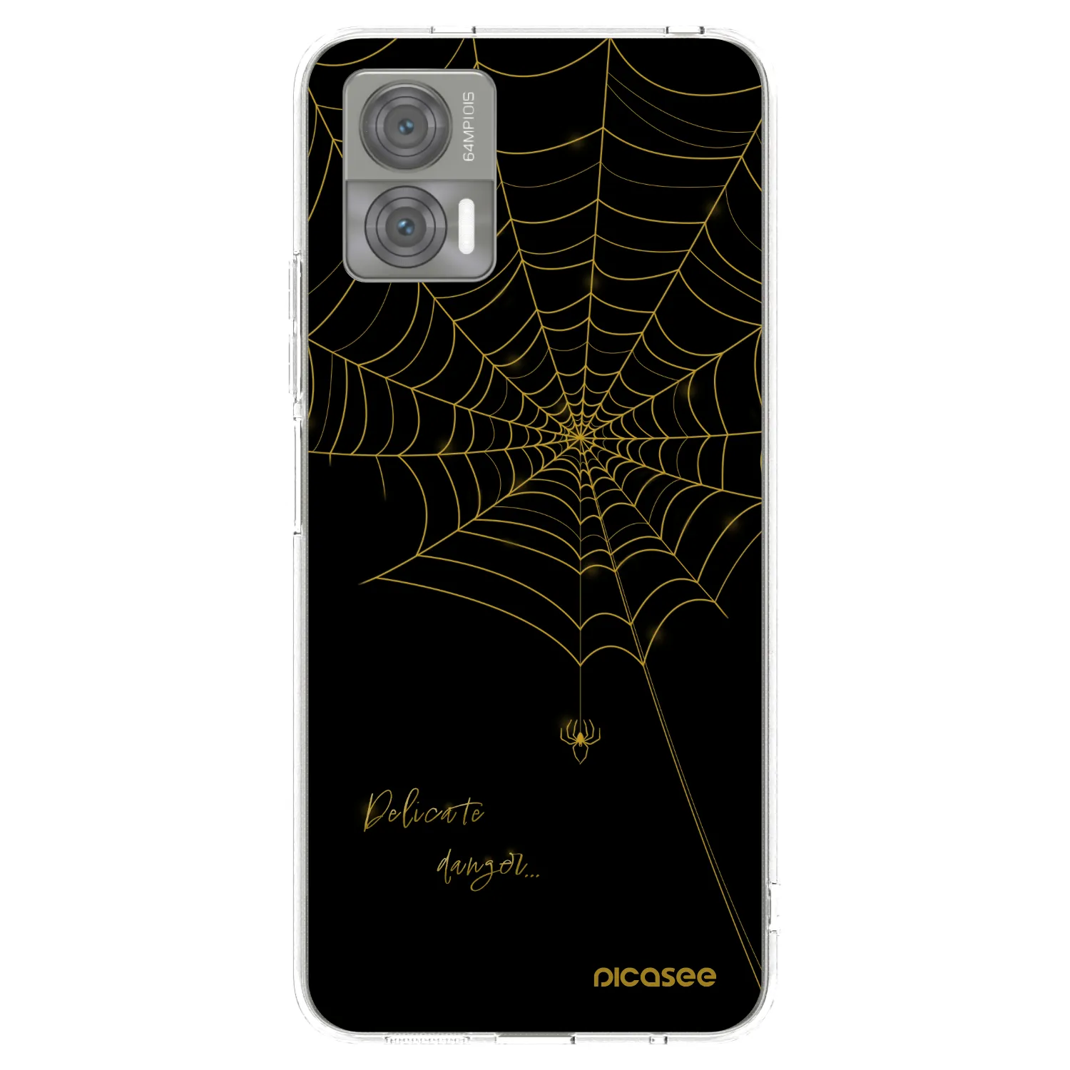 Picasee silikonový průhledný obal pro Motorola Edge 30 Neo - Delicate danger