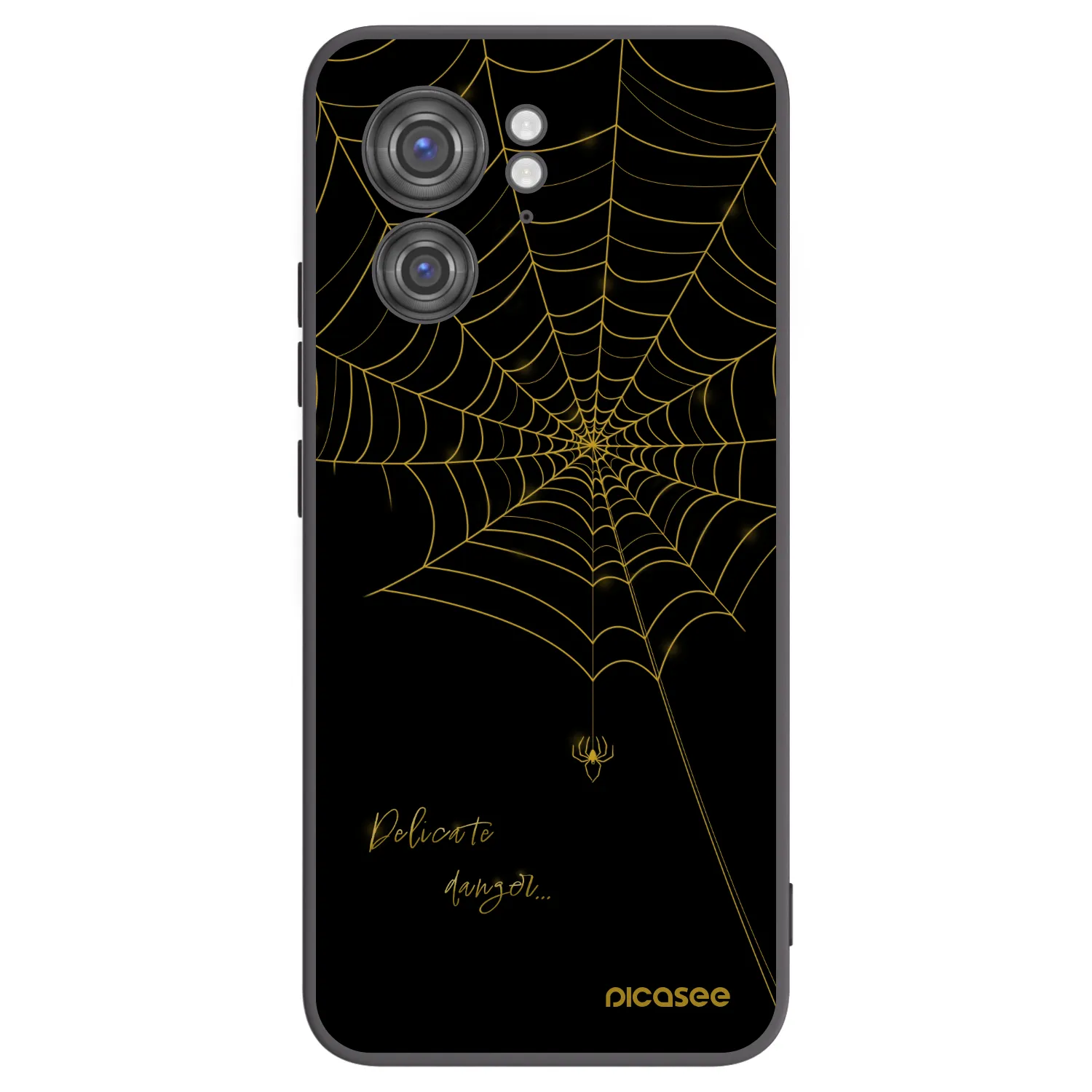 Picasee silikonový černý obal pro Motorola Edge 40 - Delicate danger