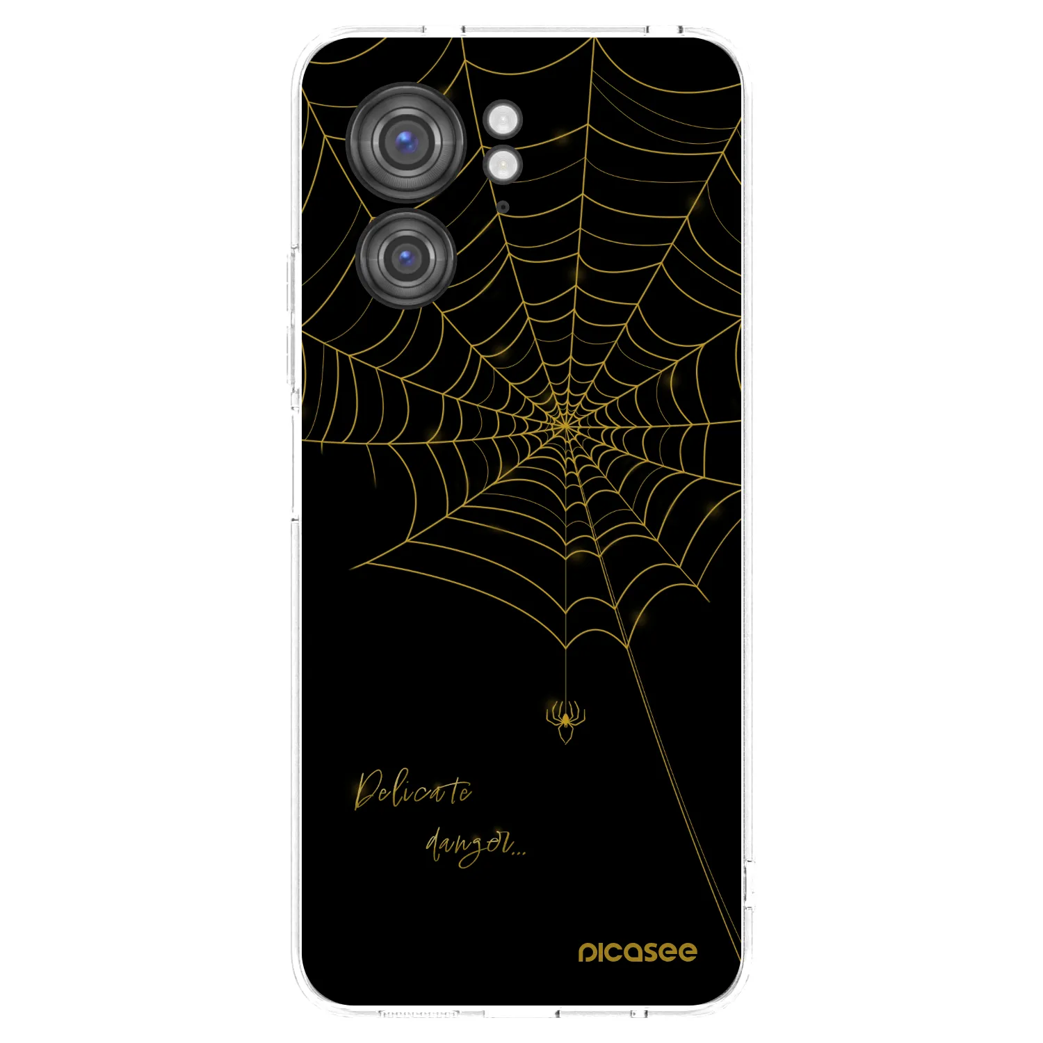 Picasee silikonový průhledný obal pro Motorola Edge 40 - Delicate danger