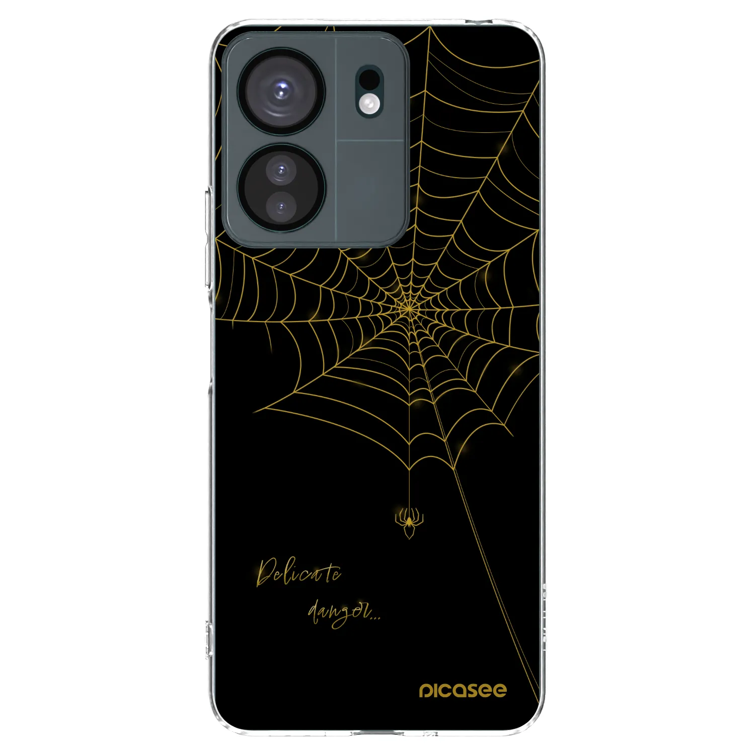 Picasee silikonový průhledný obal pro Xiaomi Redmi 13C 4G - Delicate danger