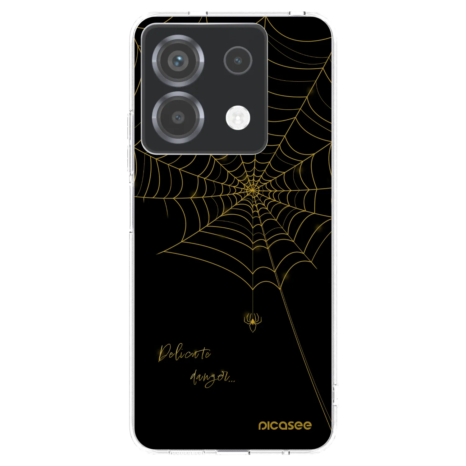 Picasee silikonový průhledný obal pro Xiaomi Poco X6 - Delicate danger