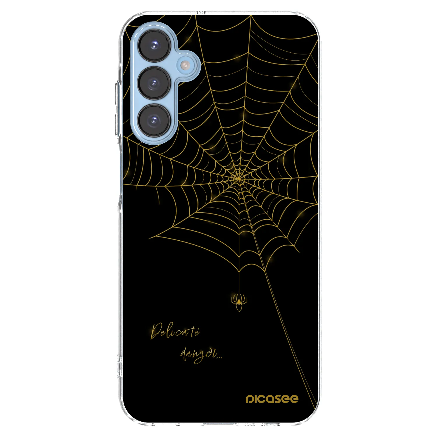 Picasee silikonový průhledný obal pro Samsung Galaxy A15 A156B 5G - Delicate danger