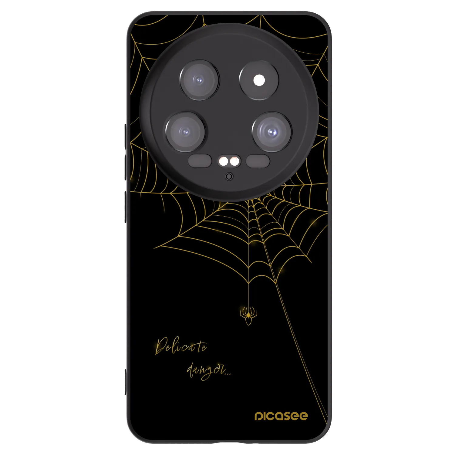 Picasee silikonový černý obal pro Xiaomi 14 Ultra - Delicate danger
