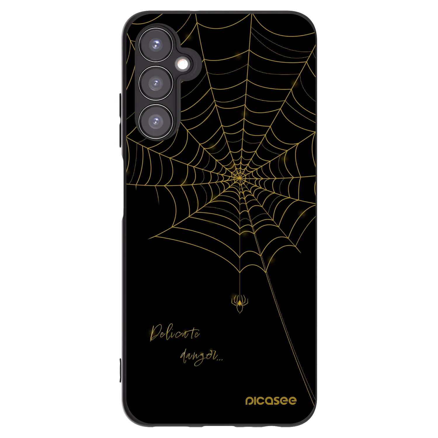 Picasee silikonový černý obal pro Samsung Galaxy A05s A057G - Delicate danger