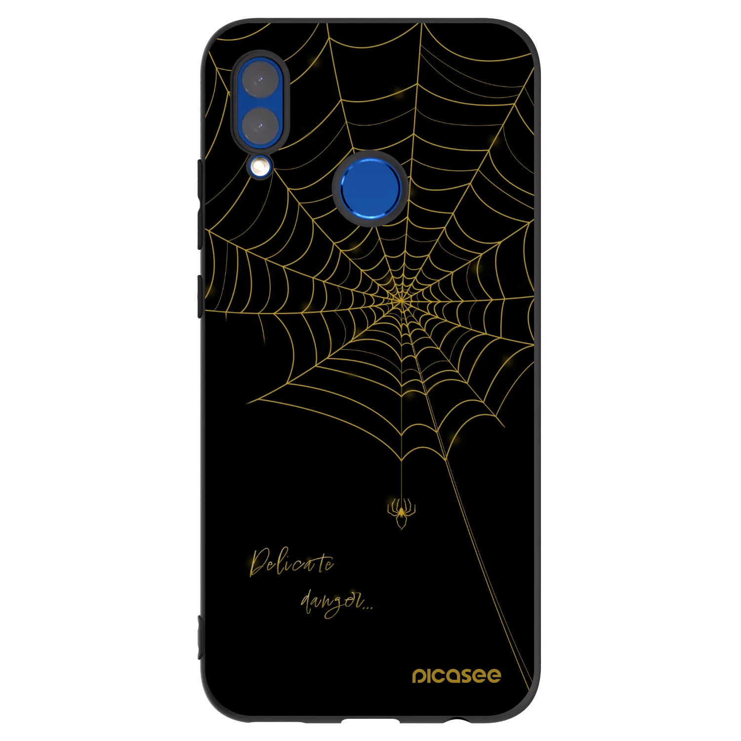 Picasee silikonový černý obal pro Huawei P Smart 2019 - Delicate danger