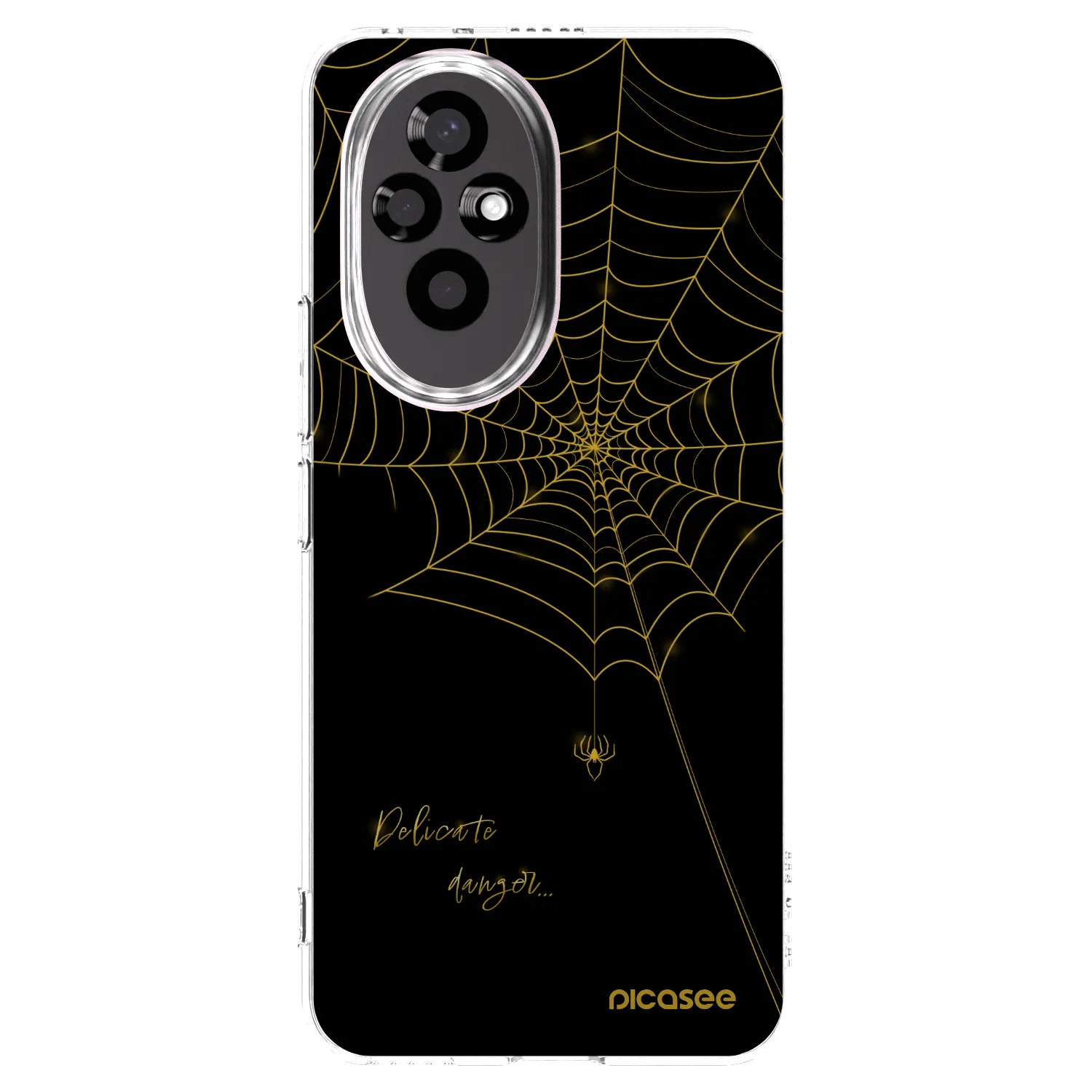 Picasee silikonový průhledný obal pro Honor 200 Pro 5G - Delicate danger