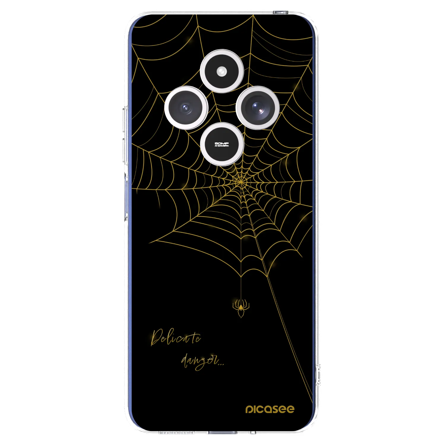 Picasee silikonový průhledný obal pro Xiaomi Redmi 14C - Delicate danger