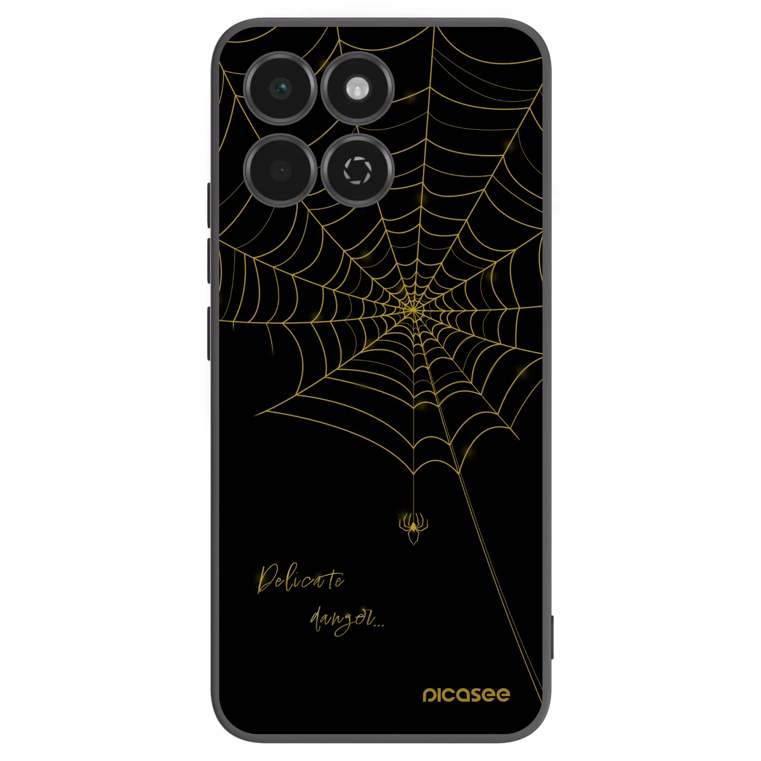 Picasee silikonový černý obal pro Honor 200 Smart 5G - Delicate danger
