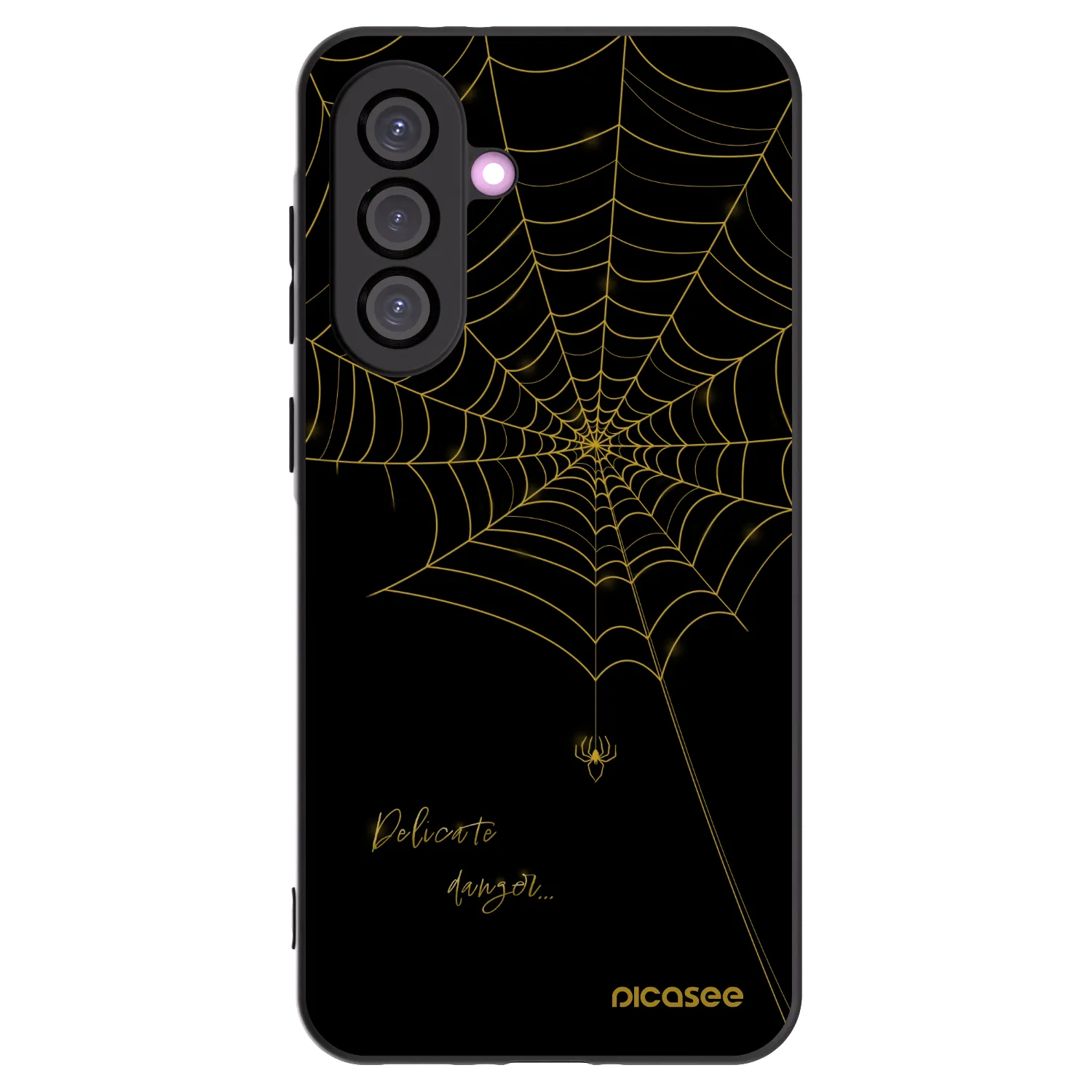Picasee silikonový černý obal pro Samsung Galaxy A56 5G A566B - Delicate danger