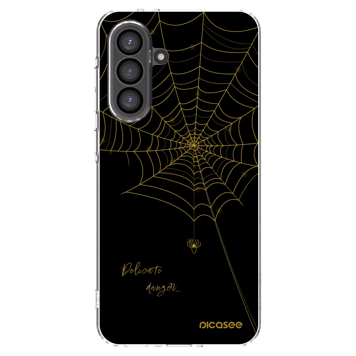 Picasee silikonový průhledný obal pro Samsung Galaxy A56 5G A566B - Delicate danger